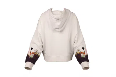 Valentino Floral Embroidered Sweatshirt In Neutral