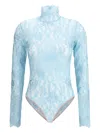 Valentino Long-sleeved Jumpsuit In Blue
