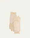 Valentino Floral Lace Nylon Blend Gloves