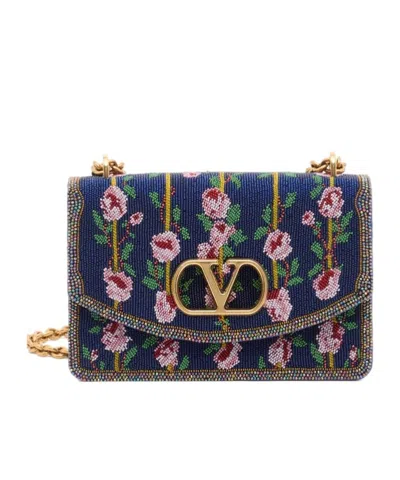 Valentino Garavani Floral Pattern Shoulder Bag In Multi