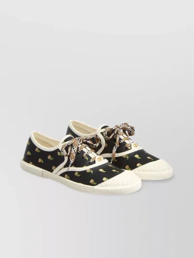 Valentino Garavani Floral Print Drawstring Sneakers