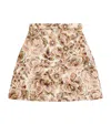 Valentino Gonna In After Winter Quilted Pink Lurex
