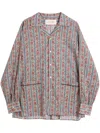 Valentino Pajama Shirt With "voyage Imaginaire" Print In Grey