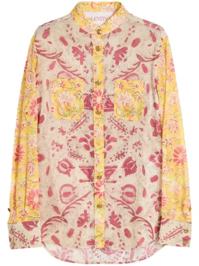 VALENTINO SPECULARE VOYAGE IMAGINAIRE SHIRT