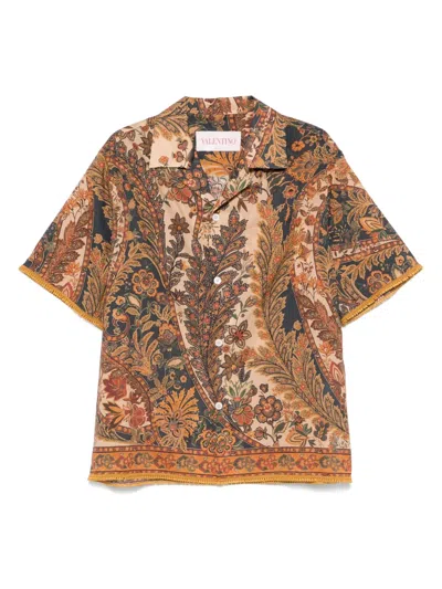 VALENTINO FLORAL-PRINT SHIRT