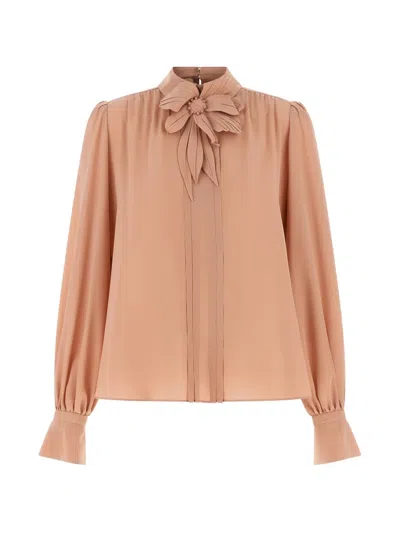Valentino Garavani Crêpe Top In Multi