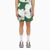 Valentino Garavani Printed Cotton Bermuda Shorts In Multicolor