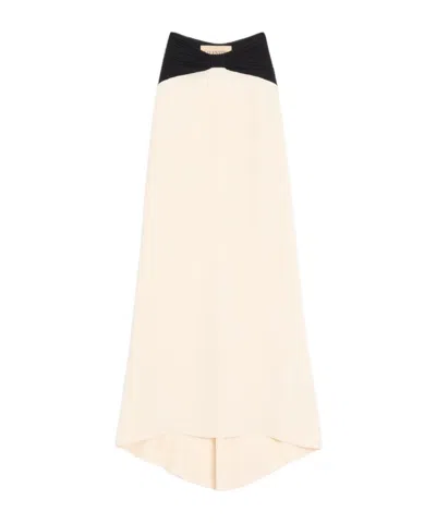 Valentino Flowing Skirt In Neutral