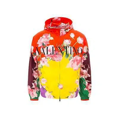 Pre-owned Valentino Flying Flowers Jacket In Red