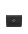 Valentino Folding Wallet In Black