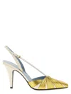 Valentino Folifoliage Sling Back Pumps