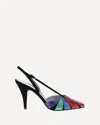 Valentino Garavani Women Foliefoliage Slingback Pumps