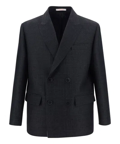 Valentino Formal Blazer In Grey