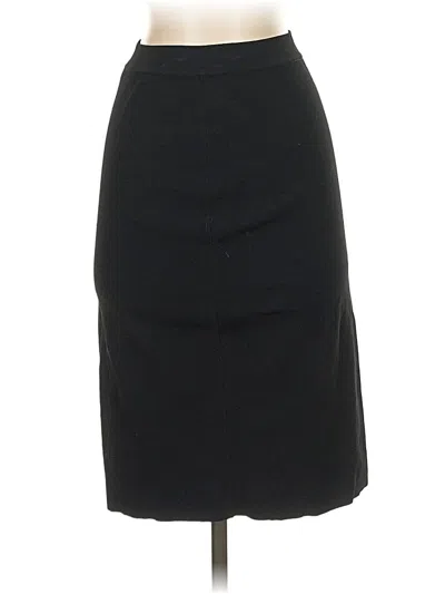 Pre-owned Valentino Formal Skirt In Black
