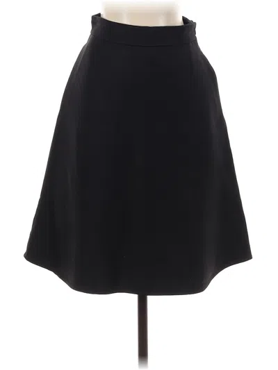 Pre-owned Valentino Formal Skirt In Black