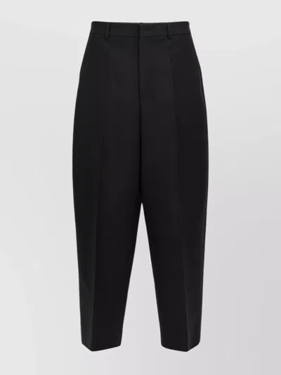 Valentino Formal Trousers With Pockets And Pleats In Black