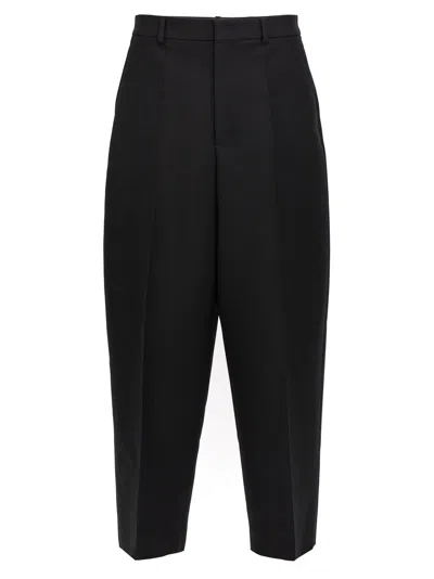 Valentino Formal Trousers With Pockets And Pleats In Black