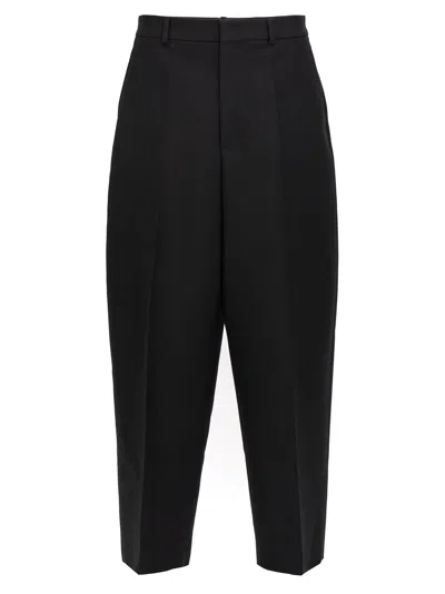 Valentino Formal Trousers With Pockets And Pleats In Black