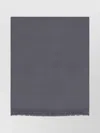 Valentino Frayed Hems Fringed Jacquard Scarf