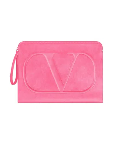 Valentino Free  Pink Laptop Case With Any $180 Born In Roma Donna Fragrance Purchase