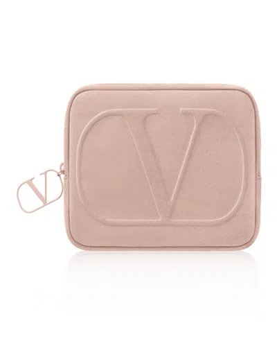 Valentino Free  Travel Pouch With Any $180 Born In Roma Donna Fragrance Purchase In Pink