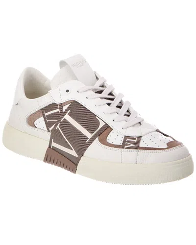 Valentino Garavani Valentino Freedots Leather Sneaker In White