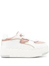 Valentino Garavani Woman Sneakers White Size 8 Leather In White