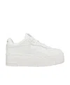 Valentino Freedots Xl Leather Platform Sneakers In White