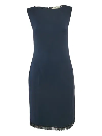 Pre-owned Valentino Fringe-detailing Dress