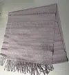 Valentino Fringed Scarf In Gray