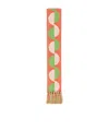 Valentino Fringed Scarf In Nude
