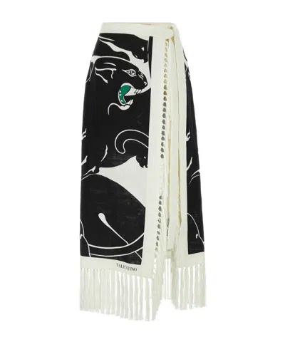 Valentino Fringed Skirt