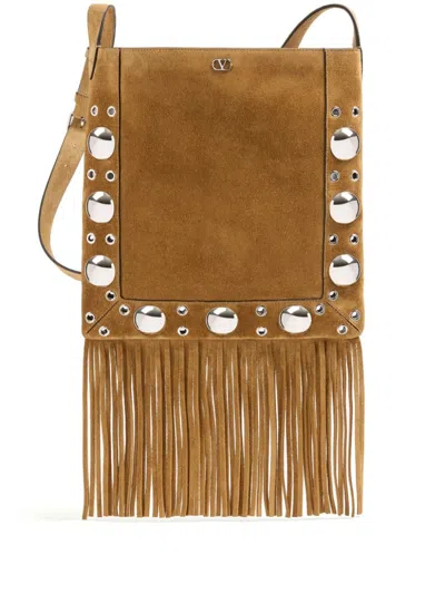 VALENTINO GARAVANI NELLCÔTE SUEDE SHOULDER BAG