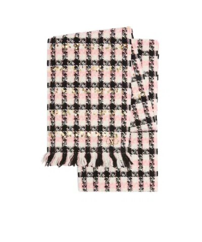 Valentino Fringed Wool And Cashmere Scarf