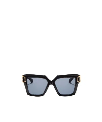 Valentino Full Frame Sunglasses In Blue
