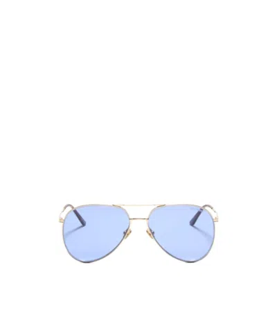 Valentino Full Frame Sunglasses In Blue