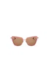 Valentino Full Frame Sunglasses In Brown