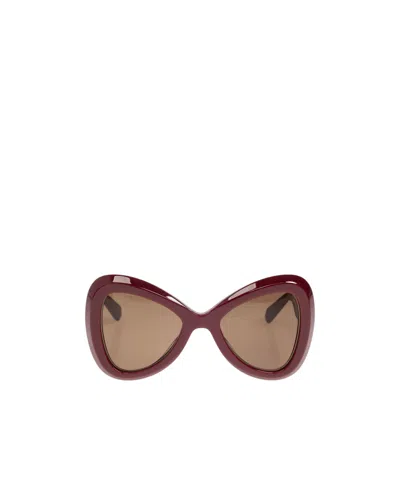 Valentino Full Frame Sunglasses In Brown