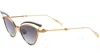Valentino Full Frame Sunglasses In Gray