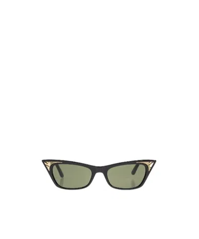 Valentino Full Frame Sunglasses In Green