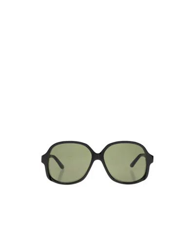 Valentino Full Frame Sunglasses In Nude