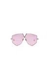 Valentino Full Frame Sunglasses In Pink