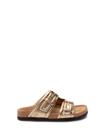 Valentino Garavani `fussbet` Slides In Metallic