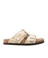 Valentino Fussfriend Buckled Sandals In Nude