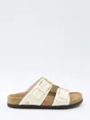 Valentino Garavani Fussfriend Calfskin Slide Sandal 30 Mm Woman Ivory 39.5 In Multi