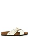 Valentino Garavani Woman Sandals Ivory Size 6 Leather