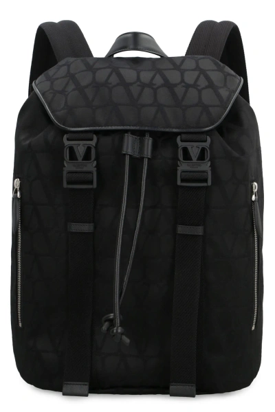 Valentino Garavani - Nylon Backpack In Black
