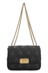 Valentino Garavani Garavani Quiltie 67 Small Shoulder Bag In Quilted Nappa Leather Woman Black Uni In Black