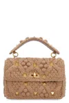 Valentino Garavani - Roman Stud Shoulder Bag In Brown