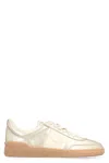 Valentino Garavani Upvillage Panelled Metallic Leather Sneakers In Gold